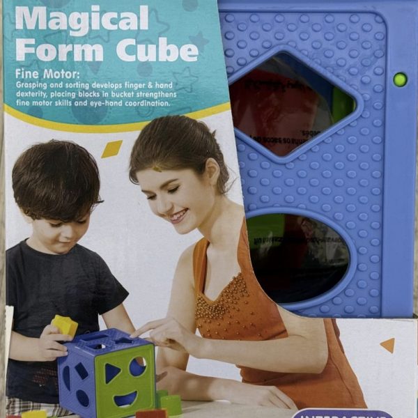 لعبه المكعب ومطابقه الاشكال الهندسيه